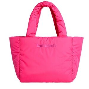 HUDA quilted puffer Beauty tote bag. Limited edition.